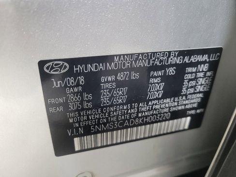 Used 2019 Hyundai Santa Fe SEL AWD/4WD image 33