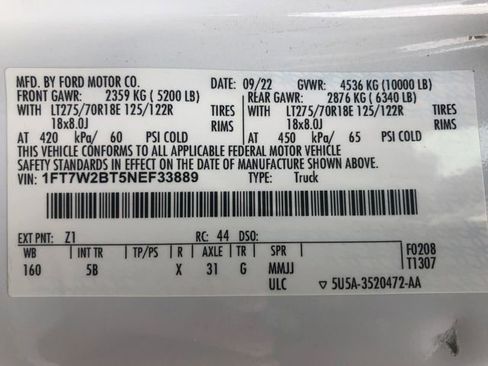 Certified 2022 Ford F250 Lariat image 30