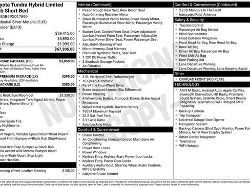 Used 2023 Toyota Tundra Limited w/ TRD Off-Road Package AWD/4WD image 5