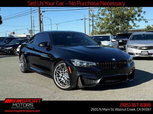 Used 2019 BMW M4 Coupe w/ Competition Package RWD image 1