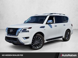 Used 2021 Nissan Armada Platinum w/ Captain's Chairs Package RWD video 1