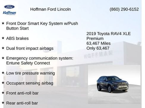 Used 2019 Toyota RAV4 XLE Premium w/ All Weather Liner Package AWD/4WD image 20