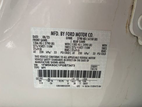 Used 2023 Ford Explorer ST w/ Equipment Group 401A AWD/4WD image 83