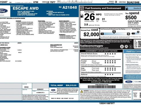 Used 2025 Ford Escape ST-Line Select w/ Tech Pack #1 image 49