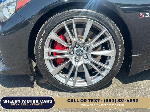 Used 2017 INFINITI Q50 Red Sport 400 AWD/4WD image 10