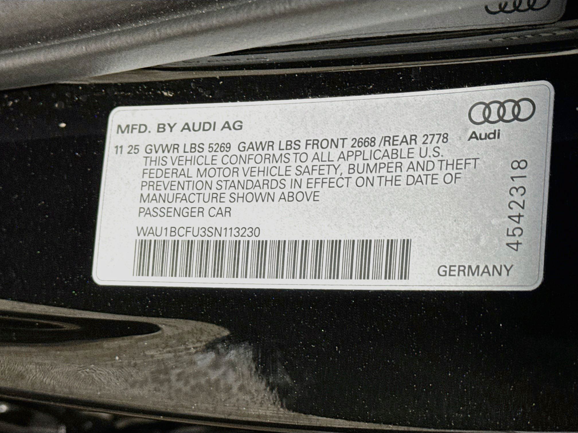 Used 2025 Audi A5 2.0T Premium w/ Convenience Package AWD/4WD image 30