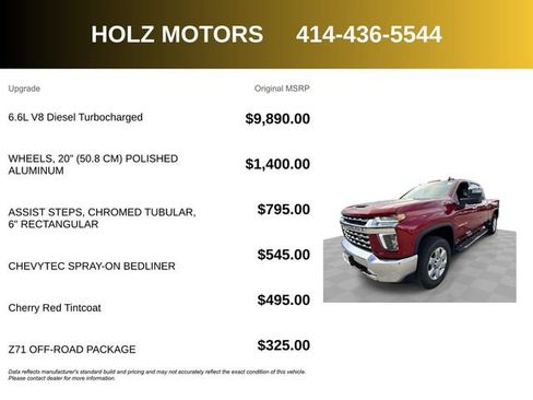 Certified 2021 Chevrolet Silverado 2500 LTZ w/ Z71 Off-Road Package image 5