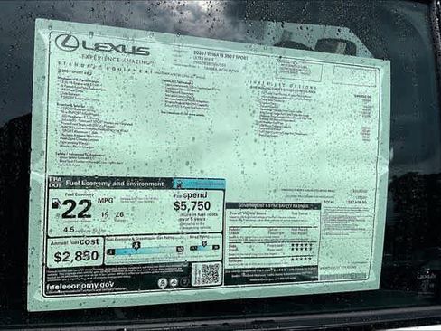 New 2026 Lexus IS 350 F Sport w/ Technology Package AWD/4WD image 14
