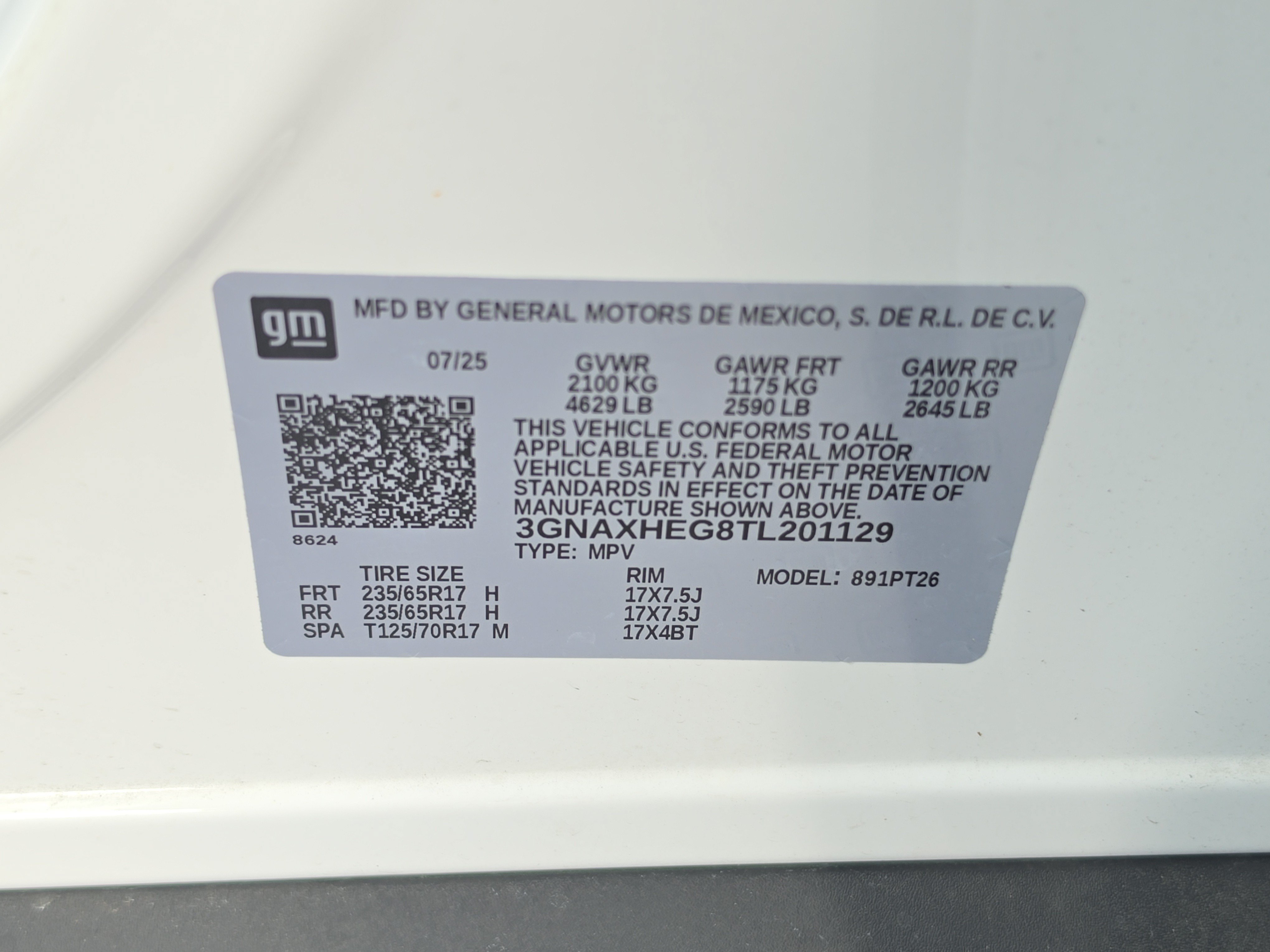 Certified 2026 Chevrolet Equinox LT w/ Convenience Package II FWD image 24