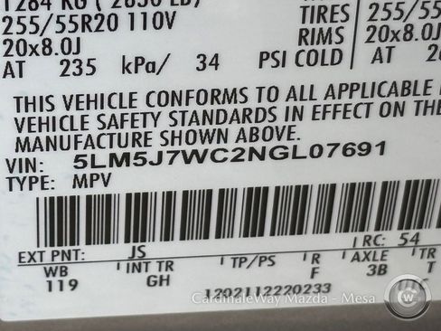 Used 2022 Lincoln Aviator Reserve w/ Equipment Group 201A image 32