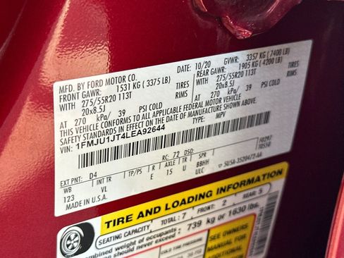 Used 2020 Ford Expedition XLT w/ Equipment Group 202A image 38