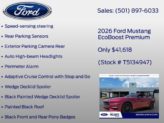 New 2026 Ford Mustang Premium RWD image 24