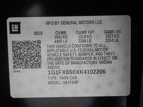 Used 2019 Chevrolet Bolt Premier w/ Infotainment Package image 28