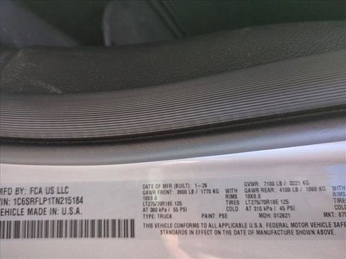 New 2026 RAM 1500 Rebel w/ Rebel Level 2 Equipment Group AWD/4WD image 19