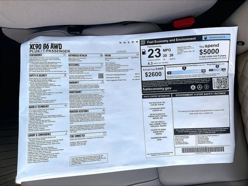 New 2027 Volvo XC90 B6 Plus AWD/4WD image 37