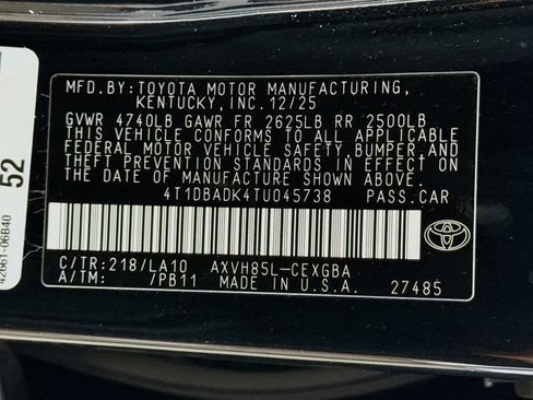 Used 2026 Toyota Camry XLE AWD/4WD image 33