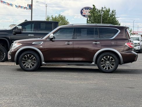 Used 2017 Nissan Armada Platinum w/ Captain Seat Package AWD/4WD image 2