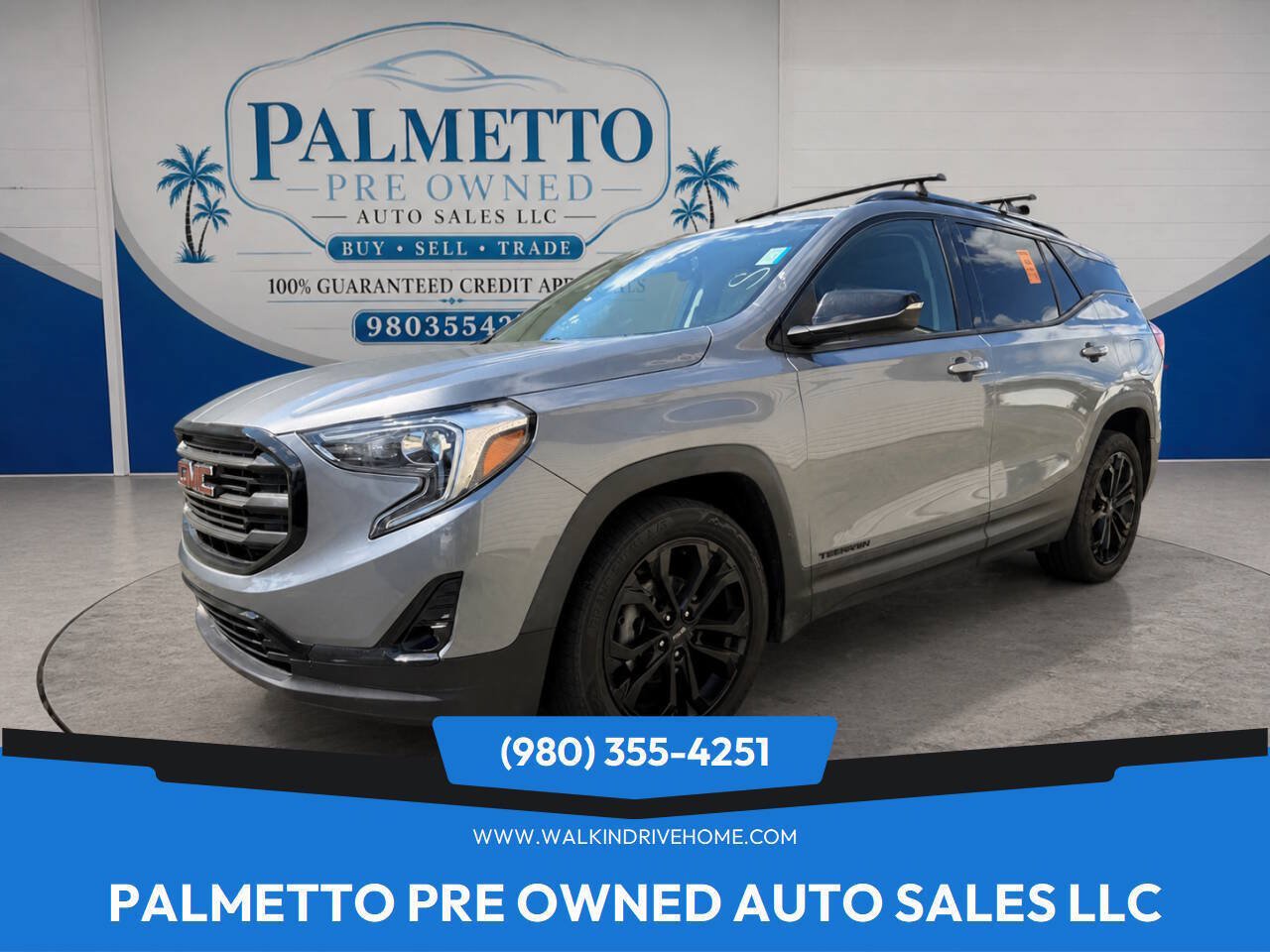 Used 2021 GMC Terrain SLT w/ Infotainment Package II FWD image 2