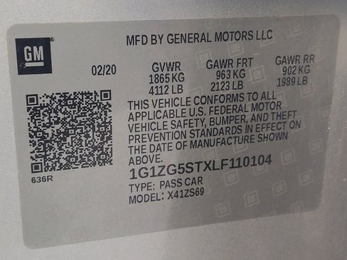 Used 2020 Chevrolet Malibu RS FWD image 33