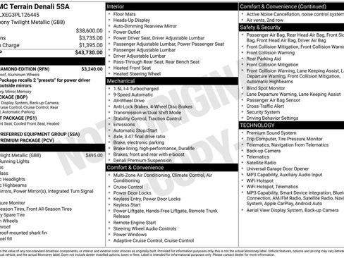 Certified 2023 GMC Terrain Denali w/ Black Diamond Edition AWD/4WD image 4