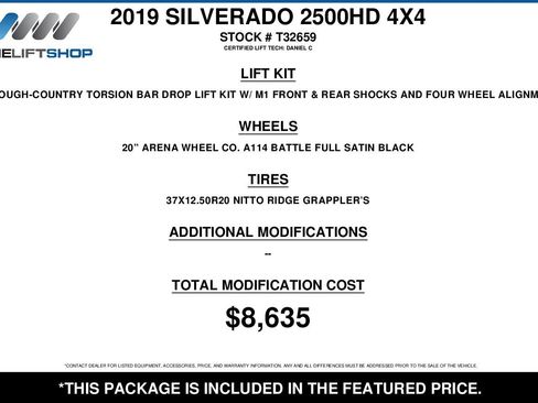 Used 2019 Chevrolet Silverado 2500 LTZ w/ Duramax Plus Package AWD/4WD image 2