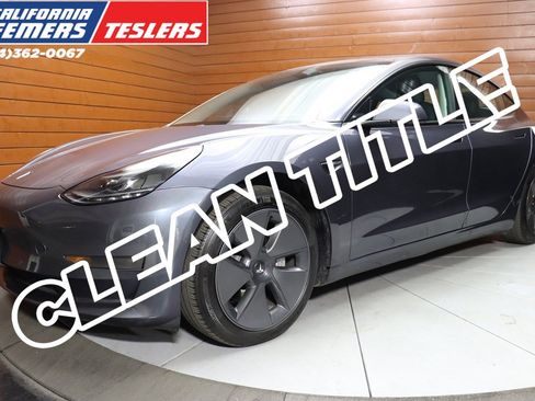 Used 2022 Tesla Model 3 Long Range AWD/4WD image 1