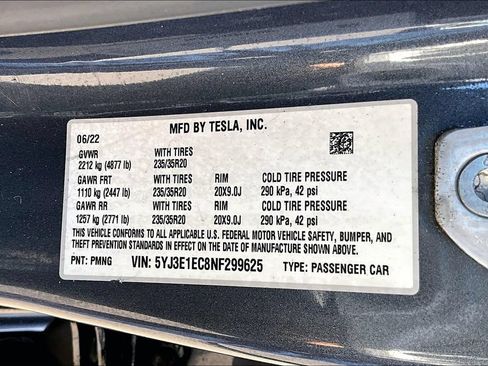 Used 2022 Tesla Model 3 Performance AWD/4WD image 29