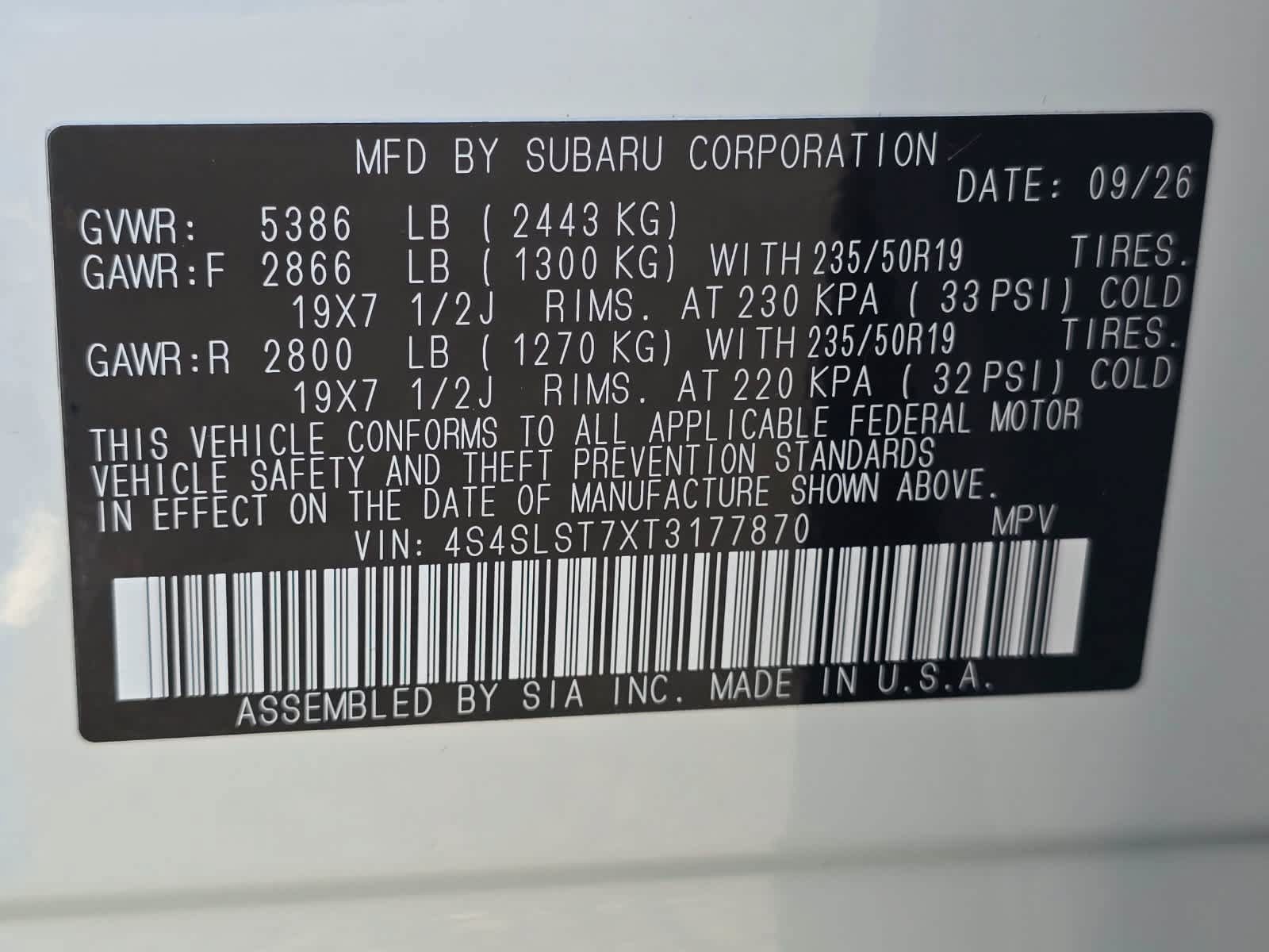 New 2026 Subaru Forester Touring AWD/4WD image 31