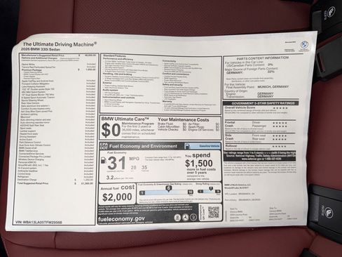 New 2026 BMW 330i Sedan w/ Premium Package image 20