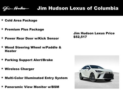 Used 2023 Lexus RX 350 Premium Plus w/ Cold Area Package FWD image 3