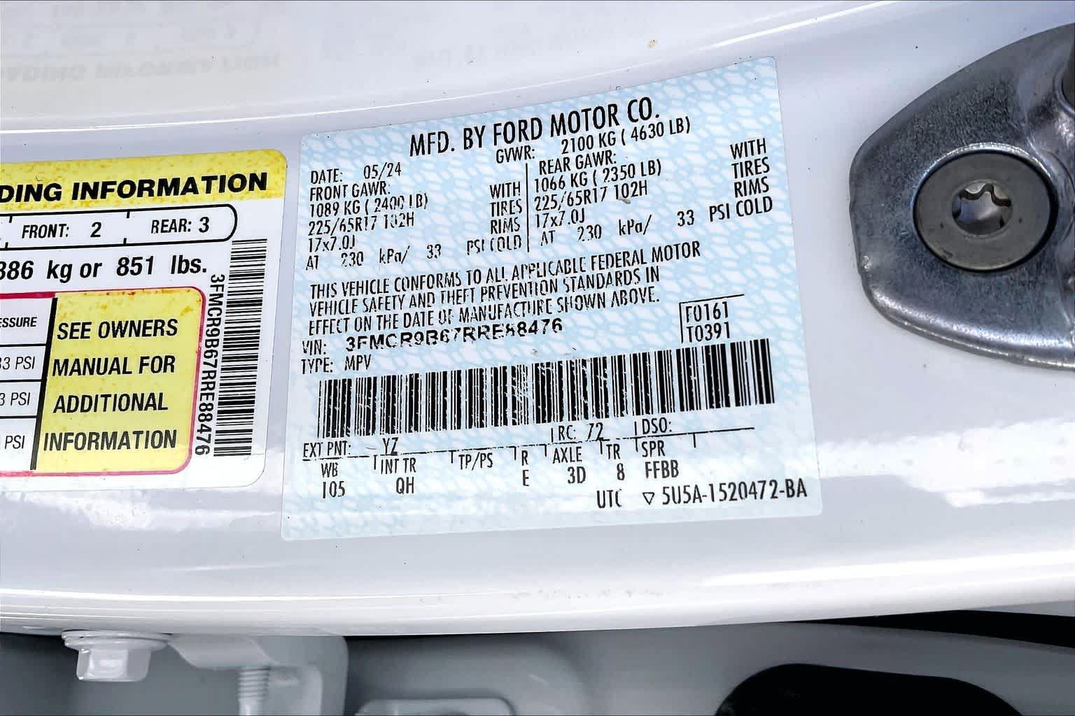 Used 2024 Ford Bronco Sport Big Bend AWD/4WD image 33