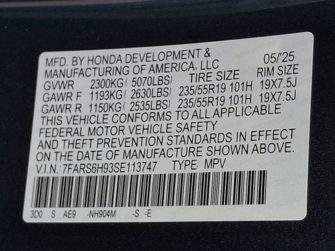 Certified 2025 Honda CR-V Sport Touring image 27