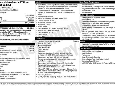 Used 2007 Chevrolet Avalanche LT w/ LT Preferred Equipment Group AWD/4WD image 35