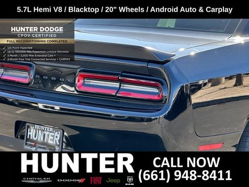 Certified 2022 Dodge Challenger R/T w/ Blacktop Package RWD image 7