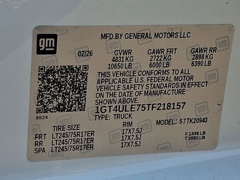New 2026 GMC Sierra 2500 Pro w/ 1SA Pro Safety Plus Package AWD/4WD image 16