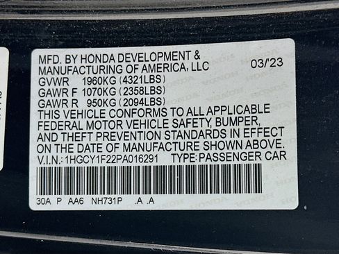 Used 2023 Honda Accord LX image 12