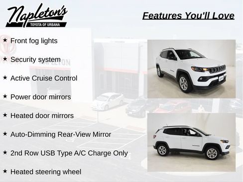 Used 2025 Jeep Compass Latitude w/ Sun & Sound Group AWD/4WD image 19