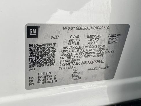 Certified 2018 Chevrolet Traverse Premier w/ Redline Edition image 27