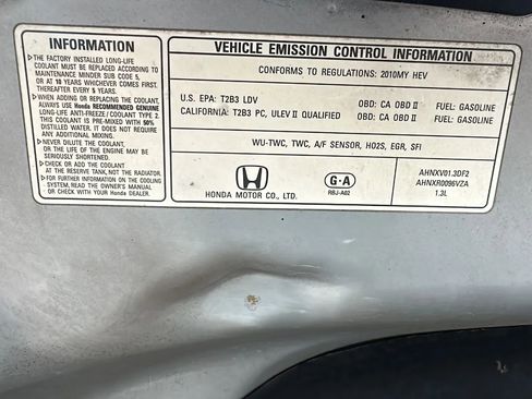 Used 2010 Honda Insight EX image 10