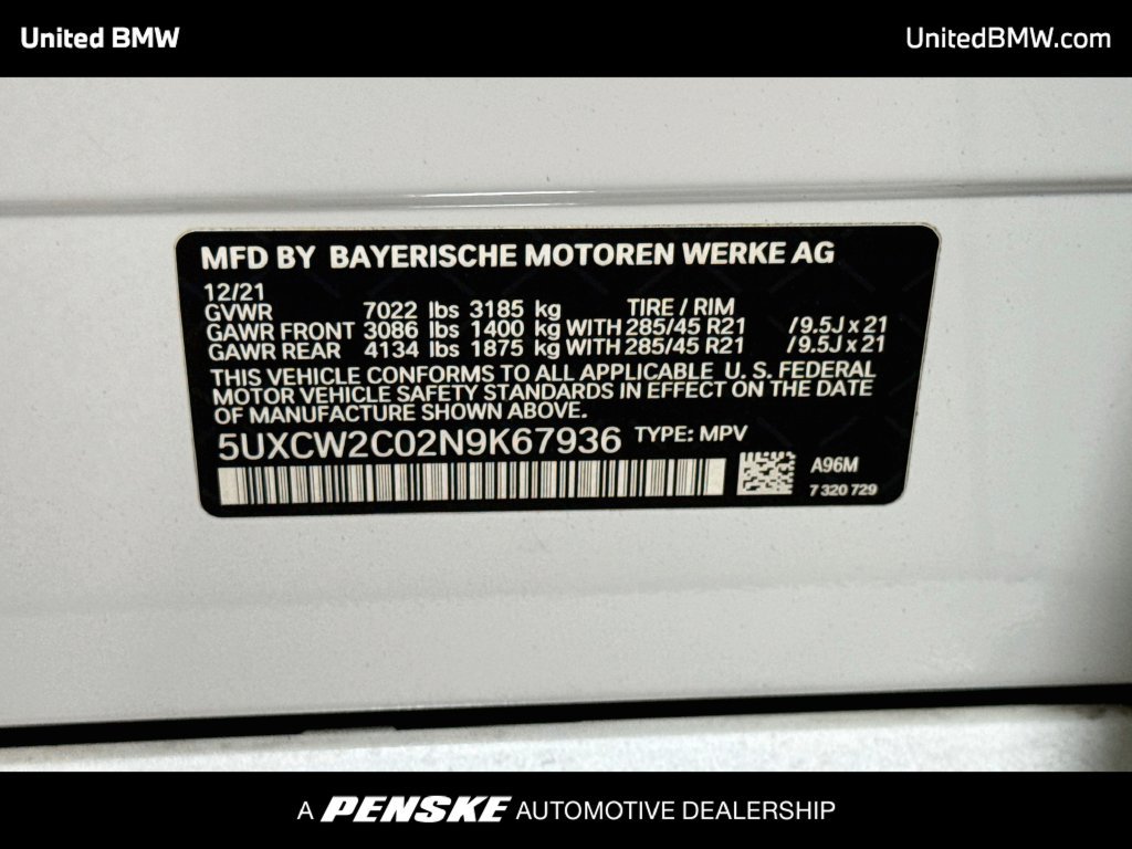 Used 2022 BMW X7 xDrive40i w/ Premium Package AWD/4WD image 22
