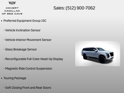 New 2026 Cadillac Escalade ESV Sport w/ Touring Package image 18