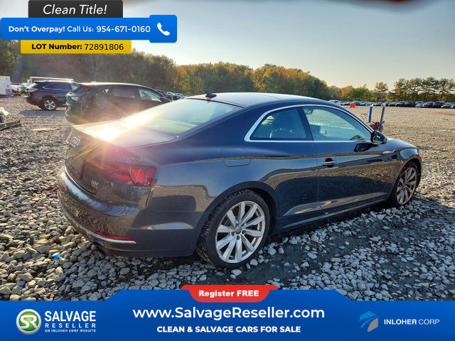 Used 2018 Audi A5 2.0T Premium Plus w/ Premium Plus AWD/4WD image 4