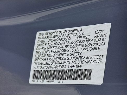 Certified 2024 Honda Pilot Touring image 34