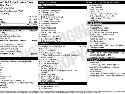 New 2026 RAM 2500 Tradesman AWD/4WD image 38