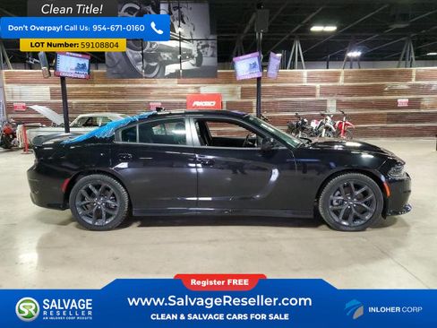 Used 2023 Dodge Charger R/T w/ Blacktop Package RWD image 1