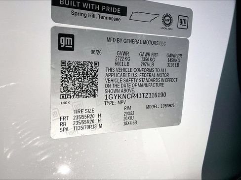 New 2026 Cadillac XT5 Premium Luxury w/ LPO, Floor Liner Package FWD image 36