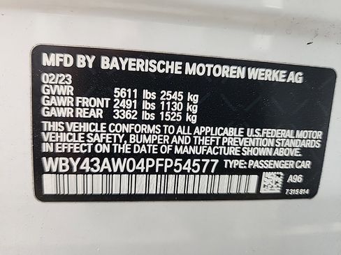 Used 2023 BMW i4 eDrive35 w/ Parking Assistance Package image 9