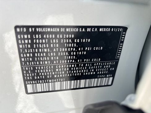 New 2026 Volkswagen Taos S image 28