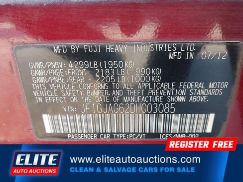 Used 2013 Subaru Impreza 2.0i Limited image 18