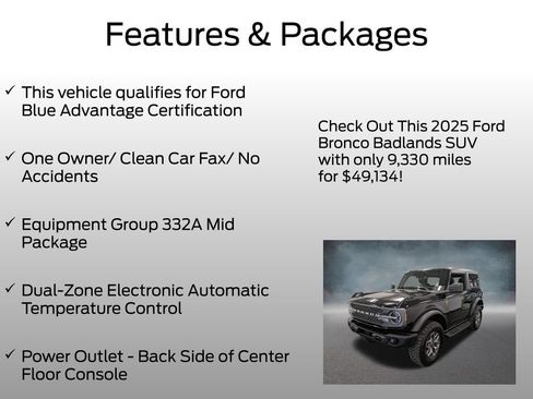 Certified 2025 Ford Bronco Badlands AWD/4WD image 4